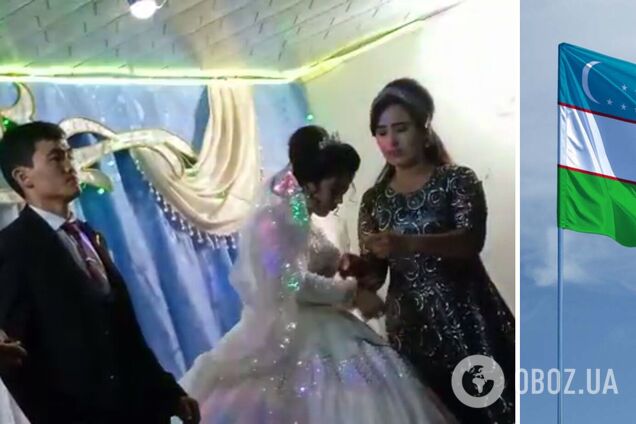 В Узбекистане жених ударил невесту по голове, потому что она обыграла его в свадебном конкурсе: появились подробности
