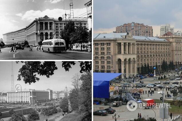 Крещатик и Майдан сквозь года