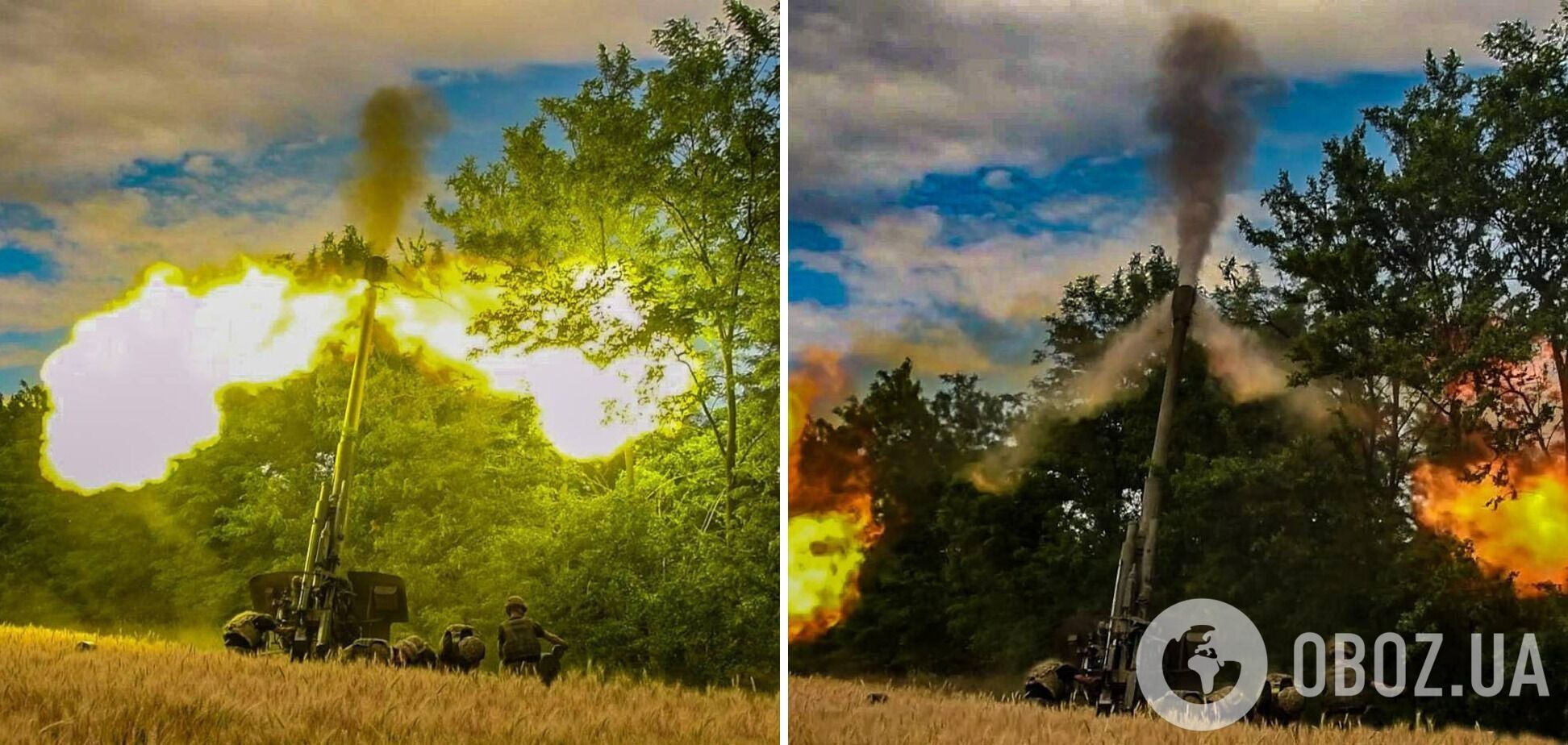 Артиллеристы ВСУ показали яркие фото ударов по врагу