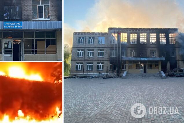 В Авдіївці окупанти спалили школу