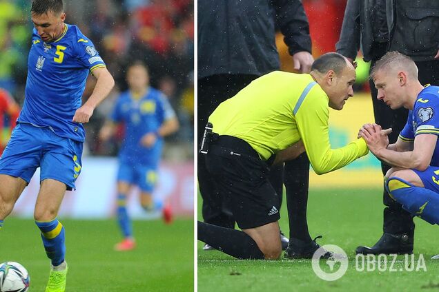Футболист сборной Украины рассказал, как арбитр объяснил неназначенный пенальти в матче с Уэльсом