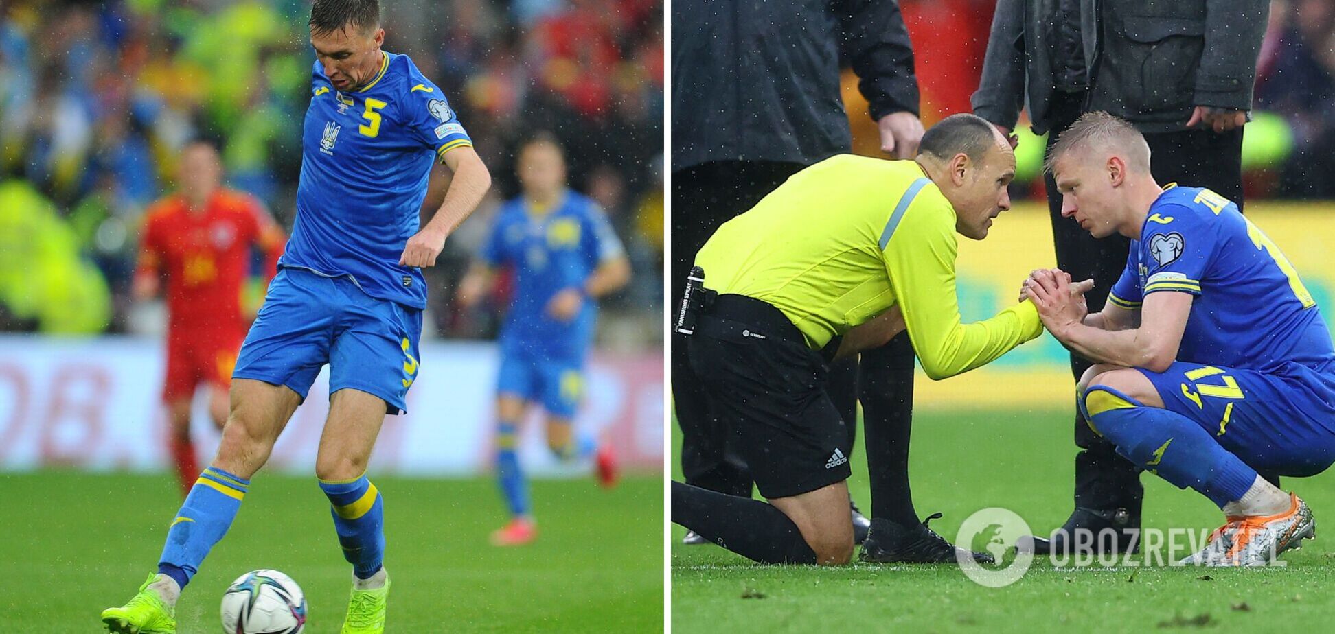 Футболист сборной Украины рассказал, как арбитр объяснил неназначенный пенальти в матче с Уэльсом