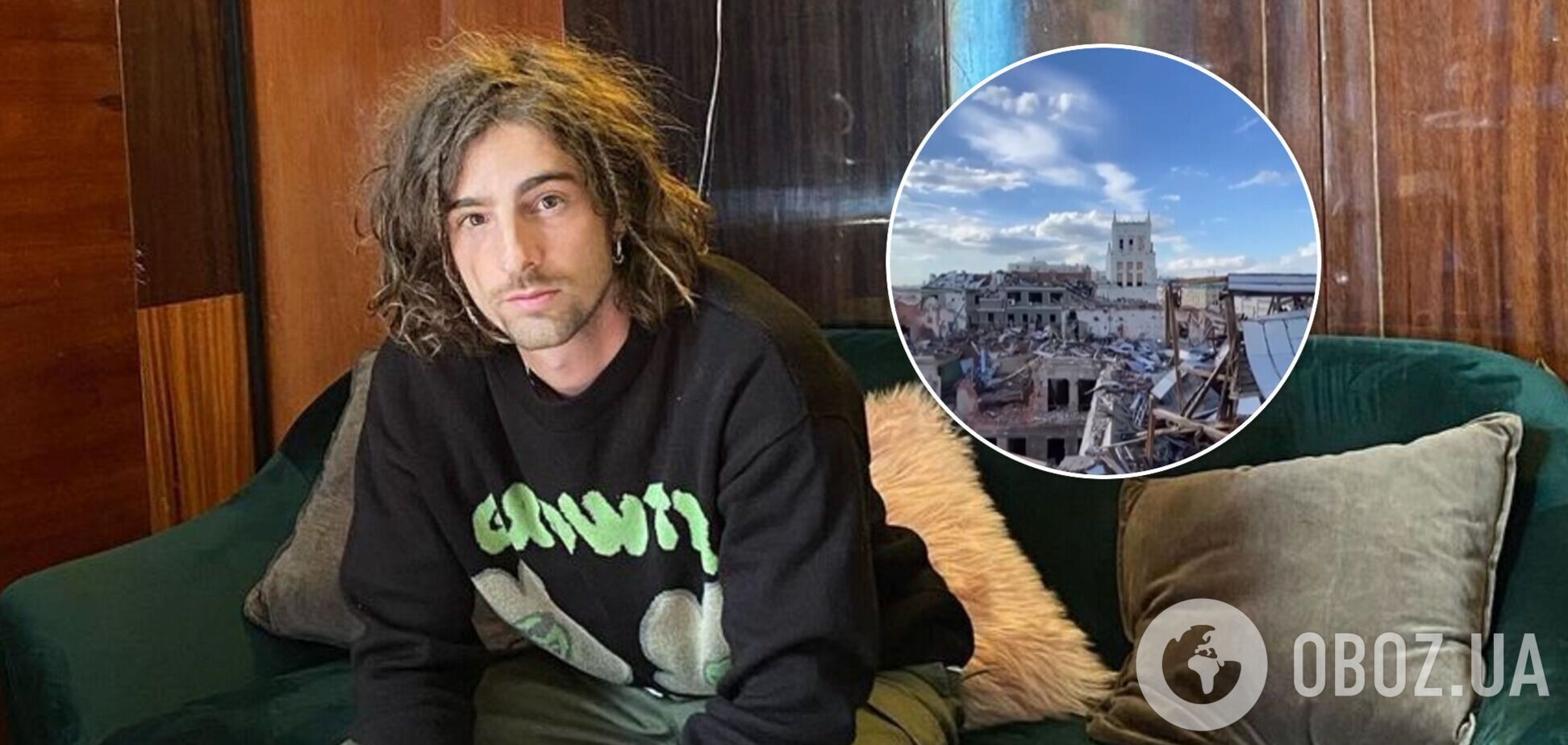 'Це геноцид'. Дантес показав ущент зруйнований район Харкова, де провів своє дитинство