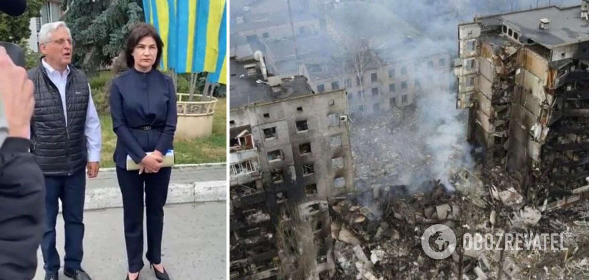 В Украину приехал генпрокурор США Гарланд, чтобы помочь правоохранителям в расследовании военных преступлений РФ