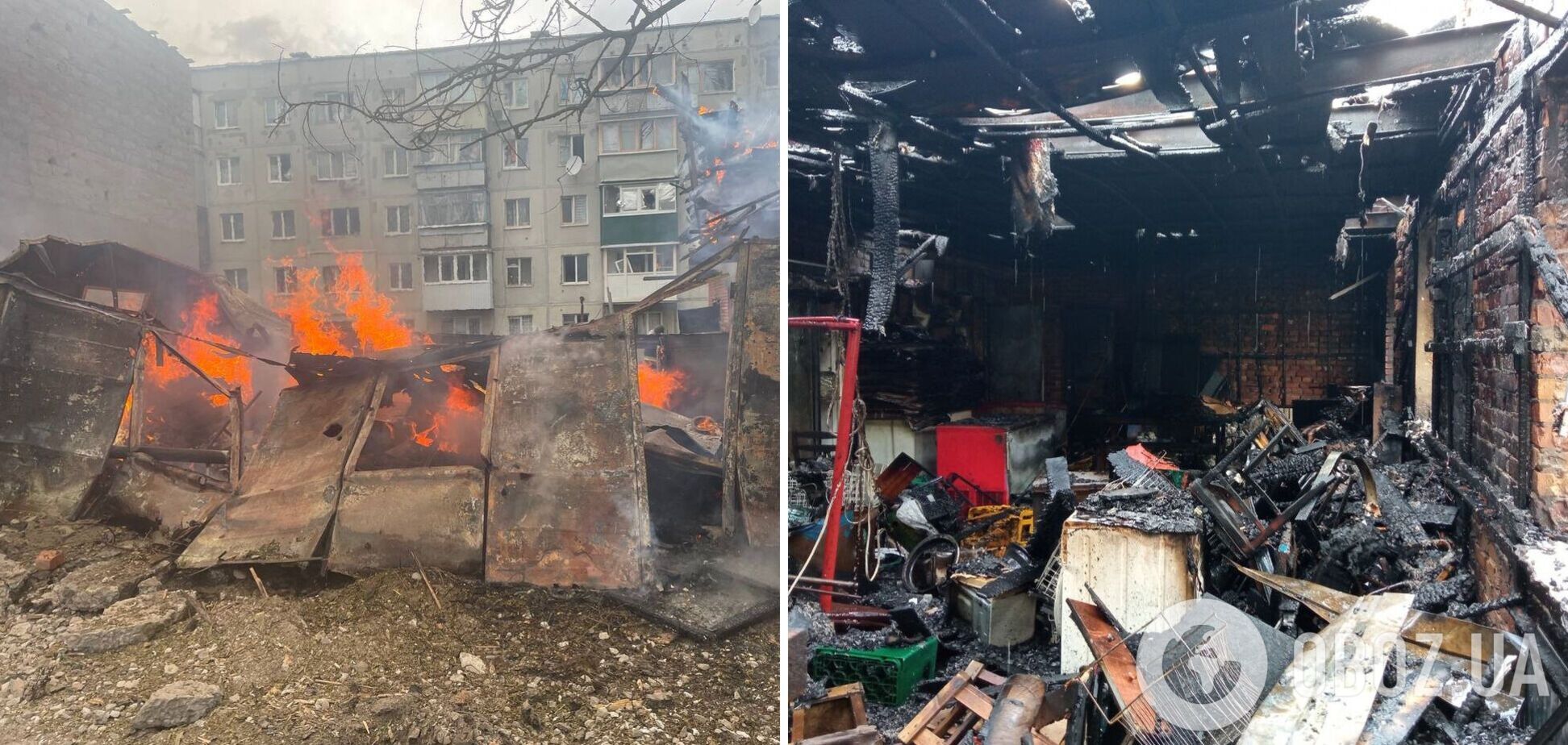 В Чугуеве спасатели достали из-под завалов тела погибших в результате удара РФ. Фото