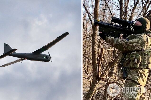 Долітався: українські захисники знищили черговий російський безпілотник 'Орлан'. Відео 18+