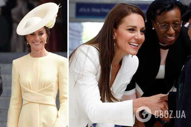 Кейт Міддлтон у білосніжному костюмі затьмарила публіку: образ назвали ідеальним. Фото