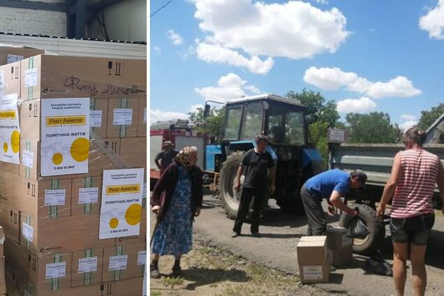 Жителі Херсонщини отримали гуманітарний вантаж від проєкту 'Рятуємо життя'