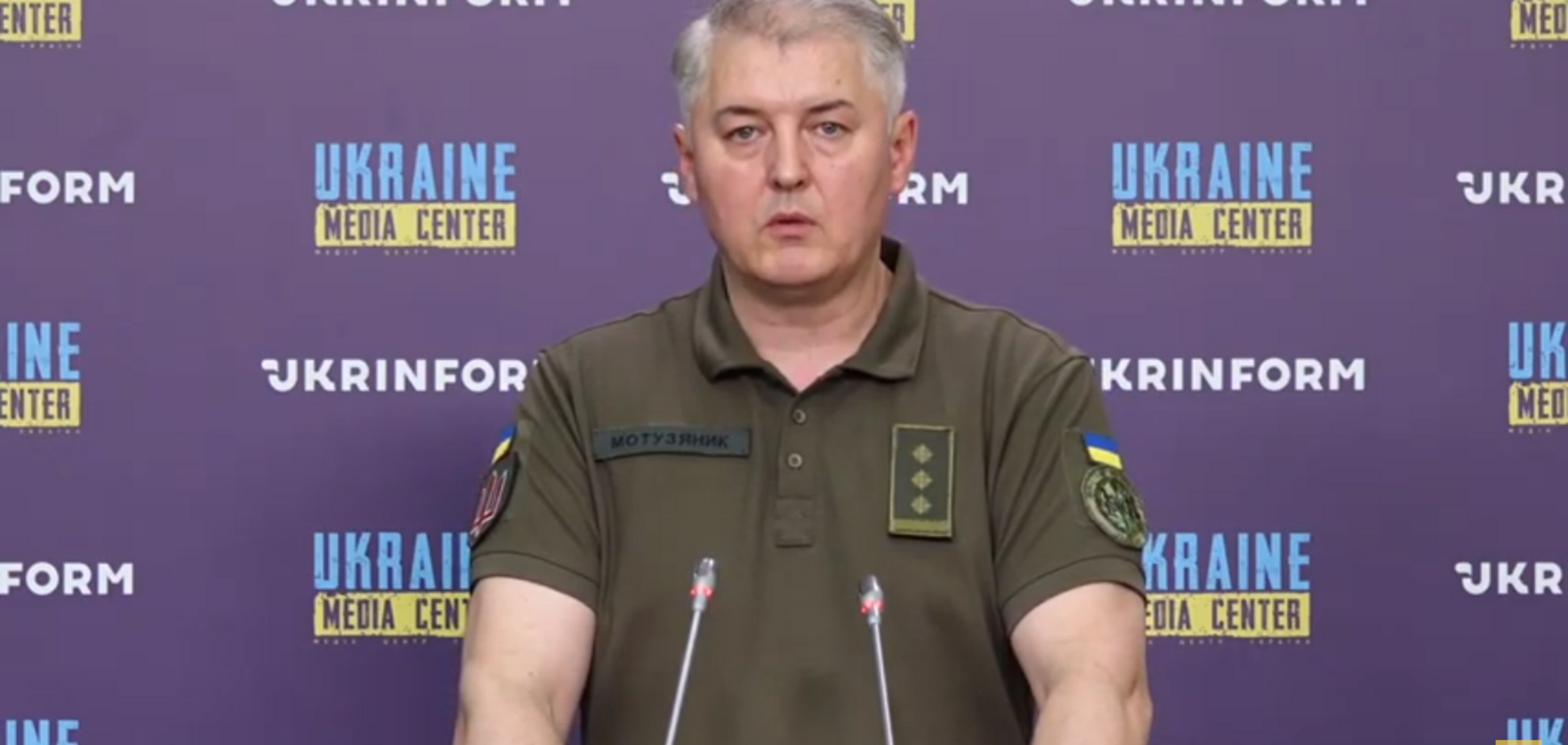 Спикер Министерства обороны Украины Александр Мотузяник