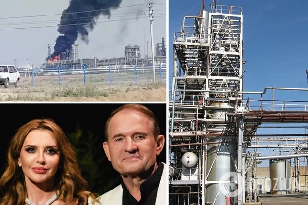 Пожар на заводе, которым владела семья Медведчука