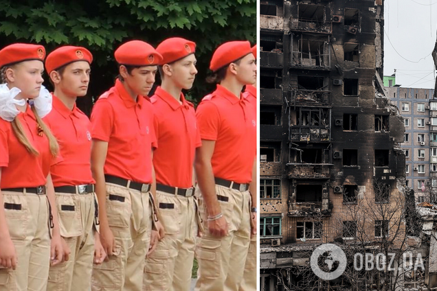 У Маріуполі помітили загони 'путін'югенд' з участю дітей колаборантів. Відео