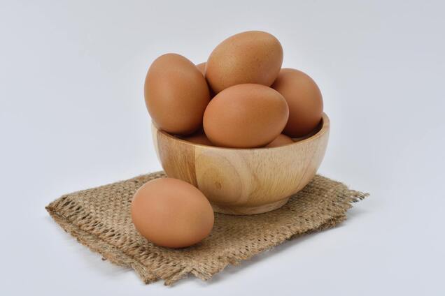Яйца для приготовления блюда