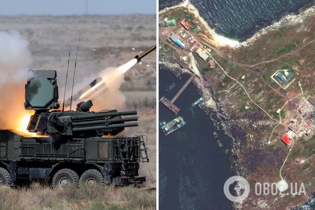 Защитники Украины вновь ударили по оккупантам на Змеином и уничтожили вражеский 'Панцирь-С1'