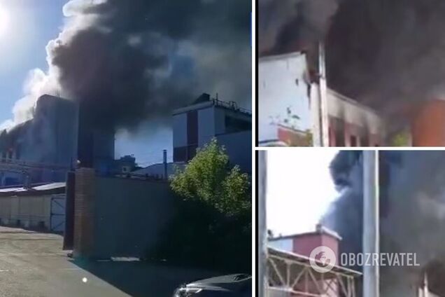 В Подмосковье вспыхнул пожар на лакокрасочном заводе