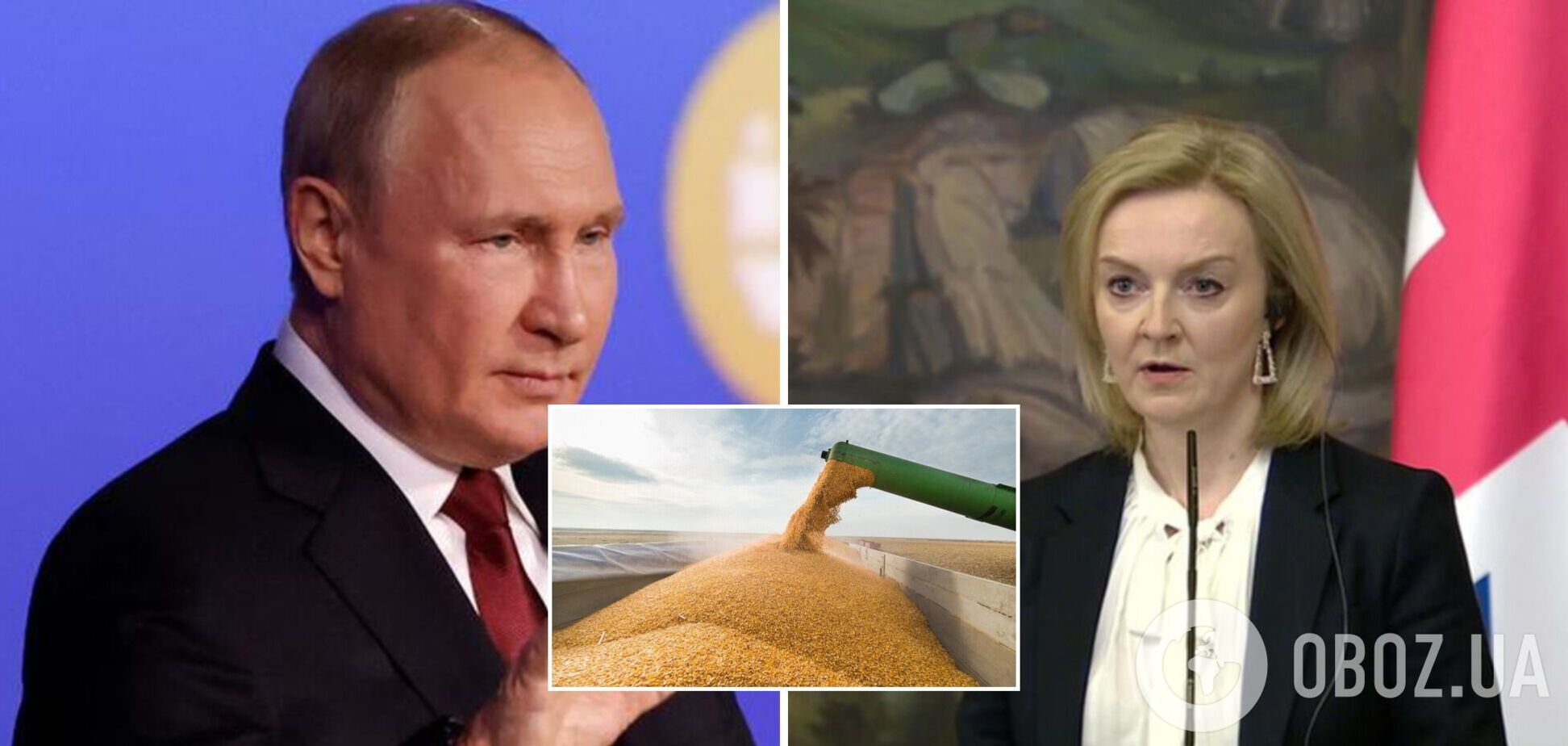 Трасс заявила, що Путін використовує голод як зброю, і закликала терміново вжити заходів