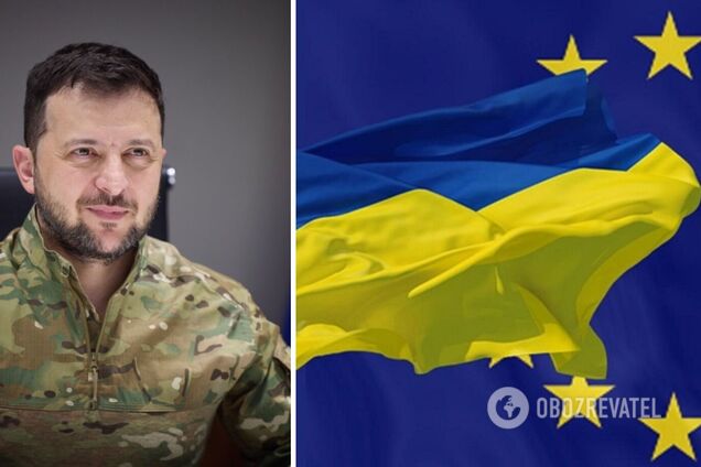 Зеленский прокомментировал предоставление Украине статус кандидата на вступление в ЕС