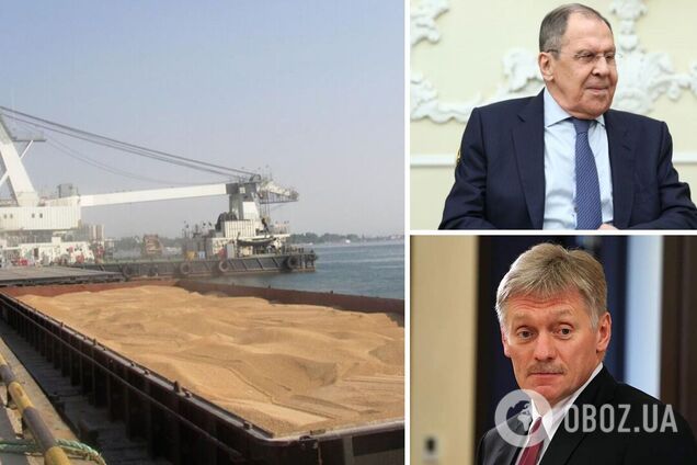 Лавров и Песков распространяют фейки о ситуации з зерном в Украине