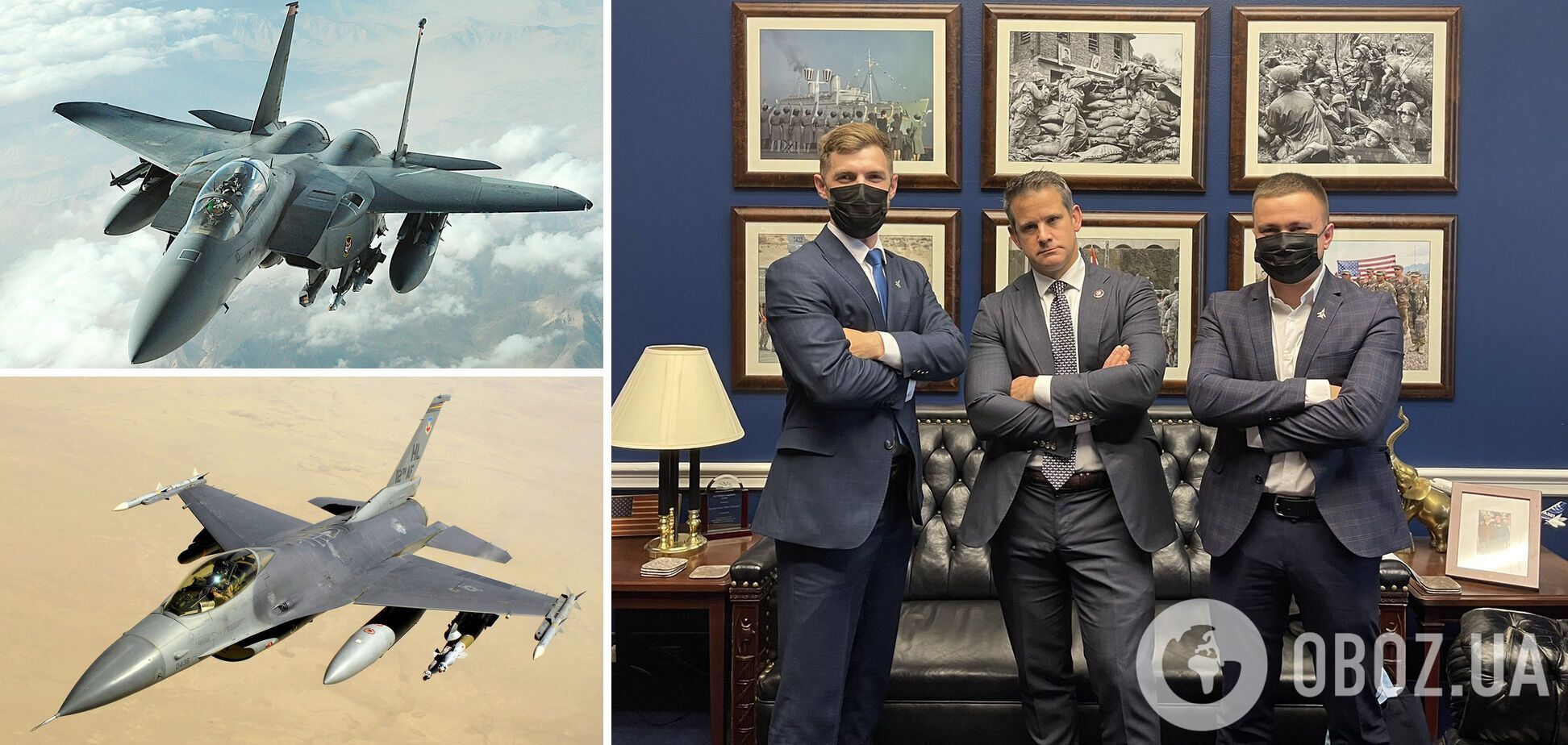 У Конгресі США ініціюють навчання українських пілотів на F-15 та F-16