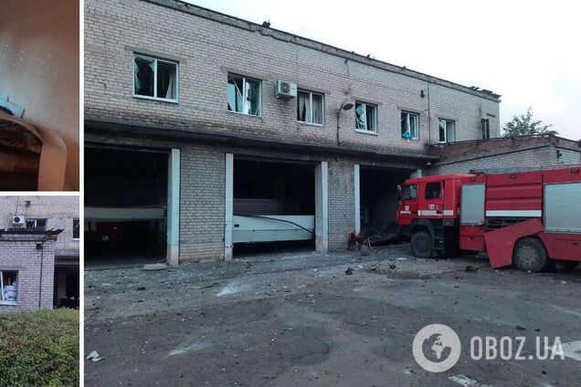Оккупанты обстреляли пожарную часть на Донетчине: ранены четверо спасателей. Фото