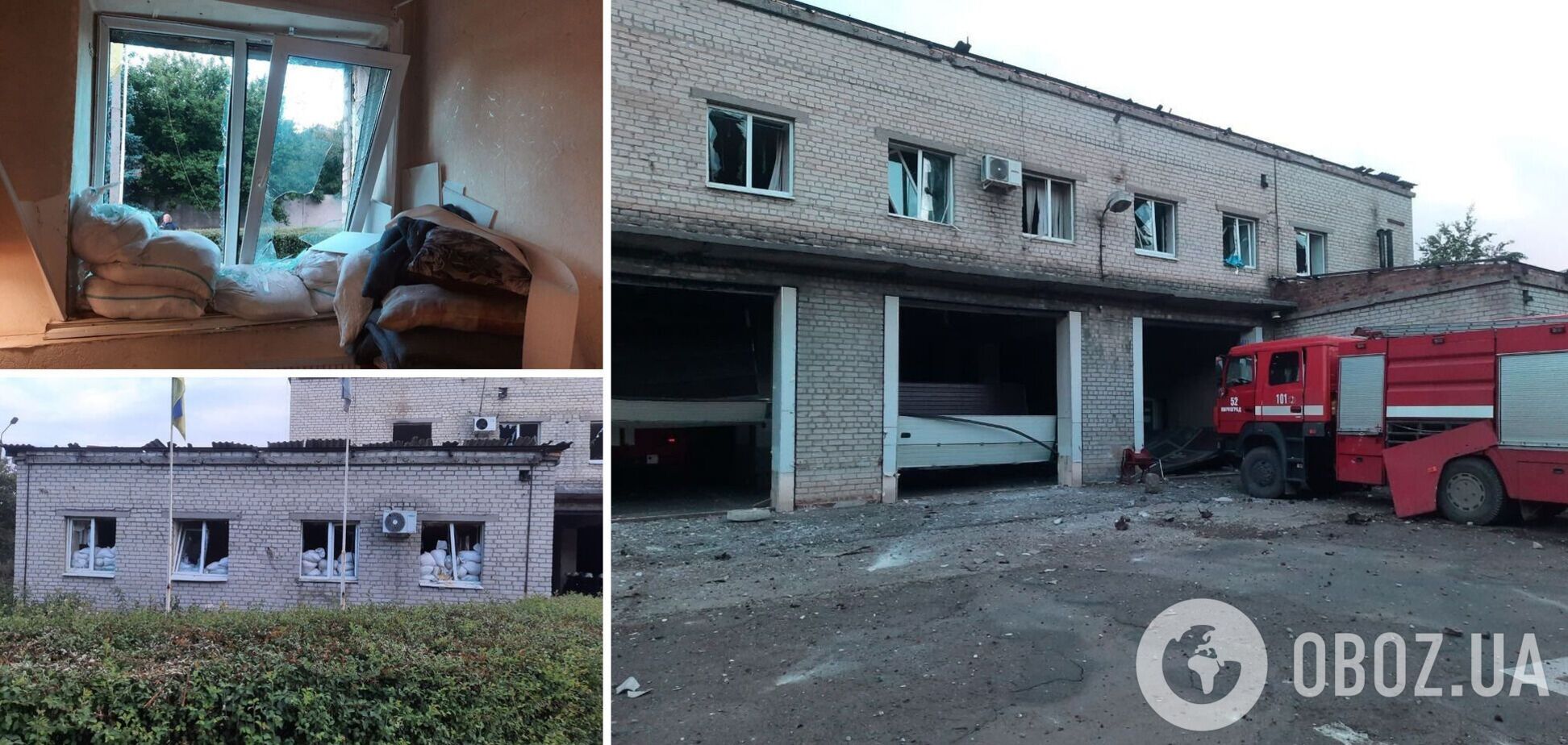 Окупанти обстріляли пожежну частину на Донеччині: поранено чотирьох рятувальників. Фото
