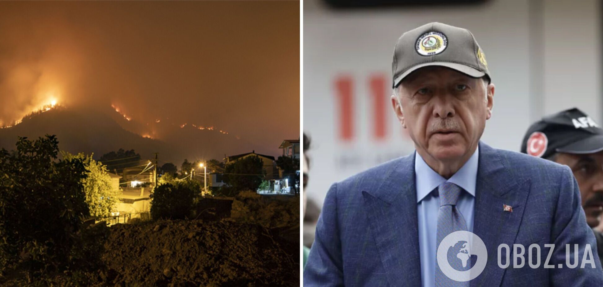 Ердоган запропонував запровадити в Туреччині смертну кару за підпал лісу