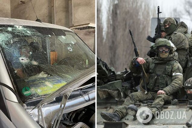 Оккупанты на Херсонщине обстреляли автомобиль волонтеров. Фото