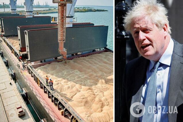 Джонсон просигналізував про готовність Британії допомогти з експортом українського зерна