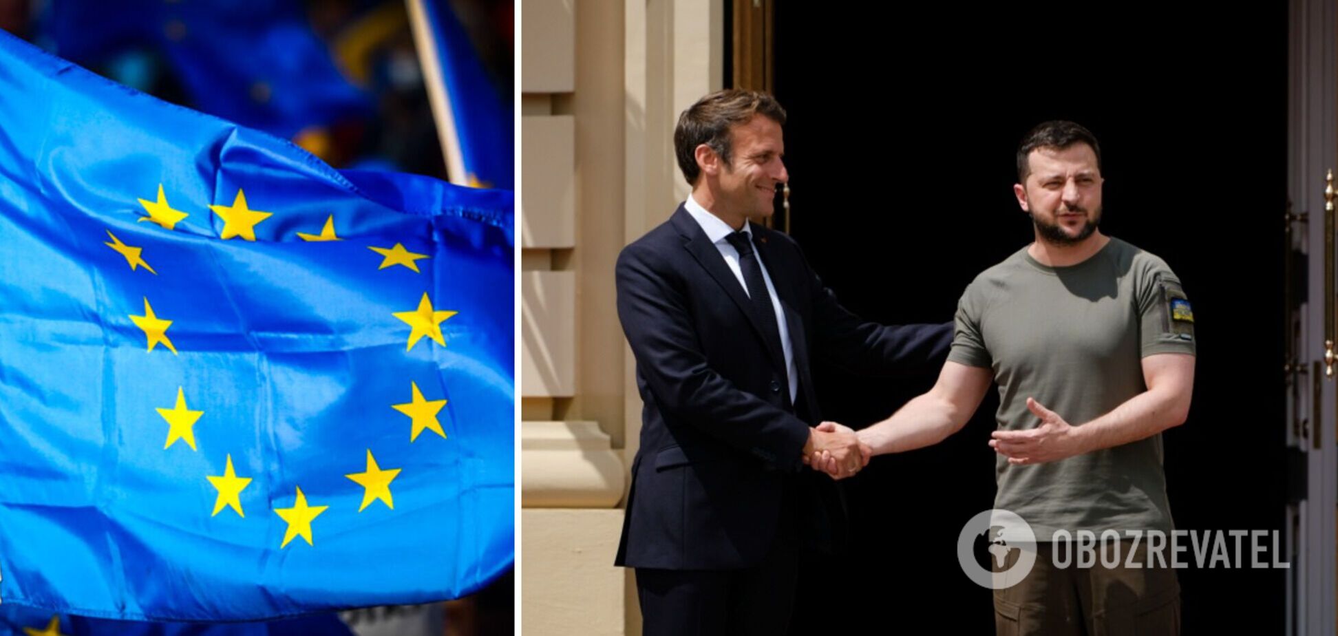 Макрон уверяет, что Украина должна стать членом ЕС по упрощенной процедуре
