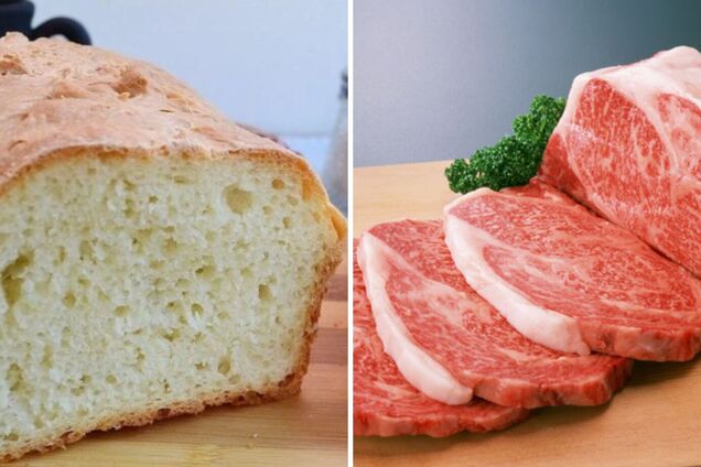 Через війну українці стали їсти менше м'яса, а більше хліба