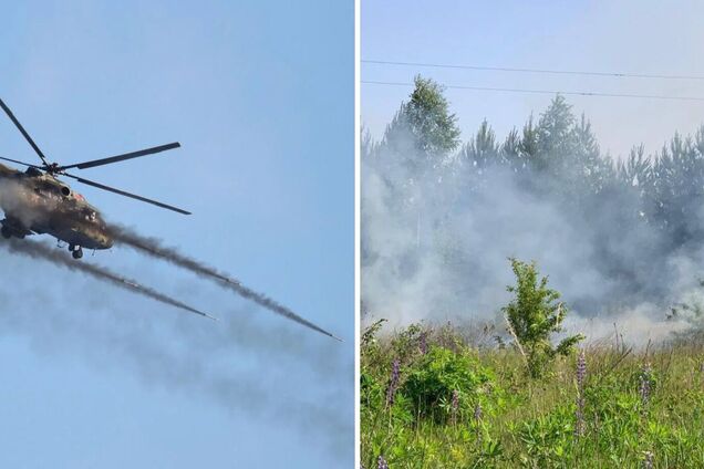 Российские вертолеты обстреляли Сумщину