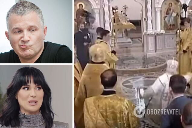 'Доторкнувся до підлоги': зірки висміяли падіння патріарха Кирила під час освячення храму