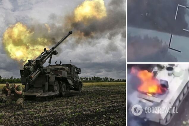 ЗСУ точним ударом знищили 5 російських танків і МТ-ЛБ: піднявся чорний дим. Відео