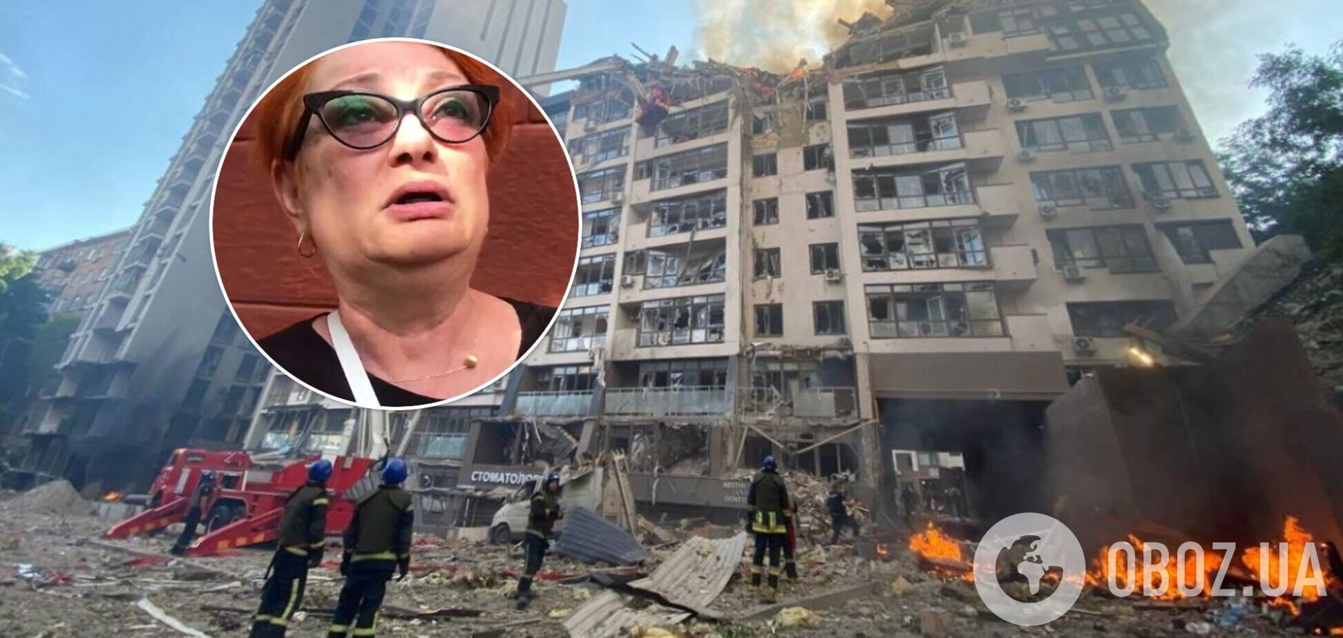 'Позвонил сын': бабушка пострадавшей от ракетного удара девочки в Киеве рассказала о трагедии. Видео