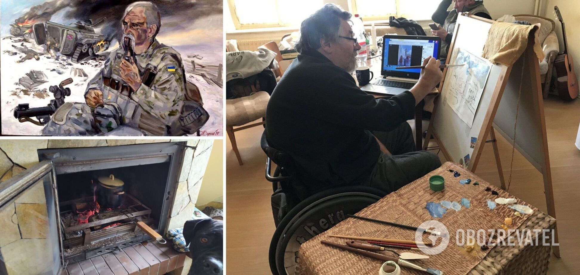 Смерть друга, расстрел соседа и гибель спасителя: художник Александр Дорошенко о жизни в оккупации на коляске