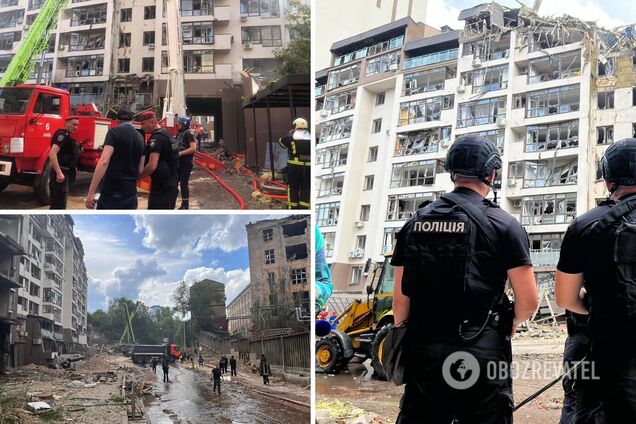 Агрессор обстрелял многоэтажку в Киеве