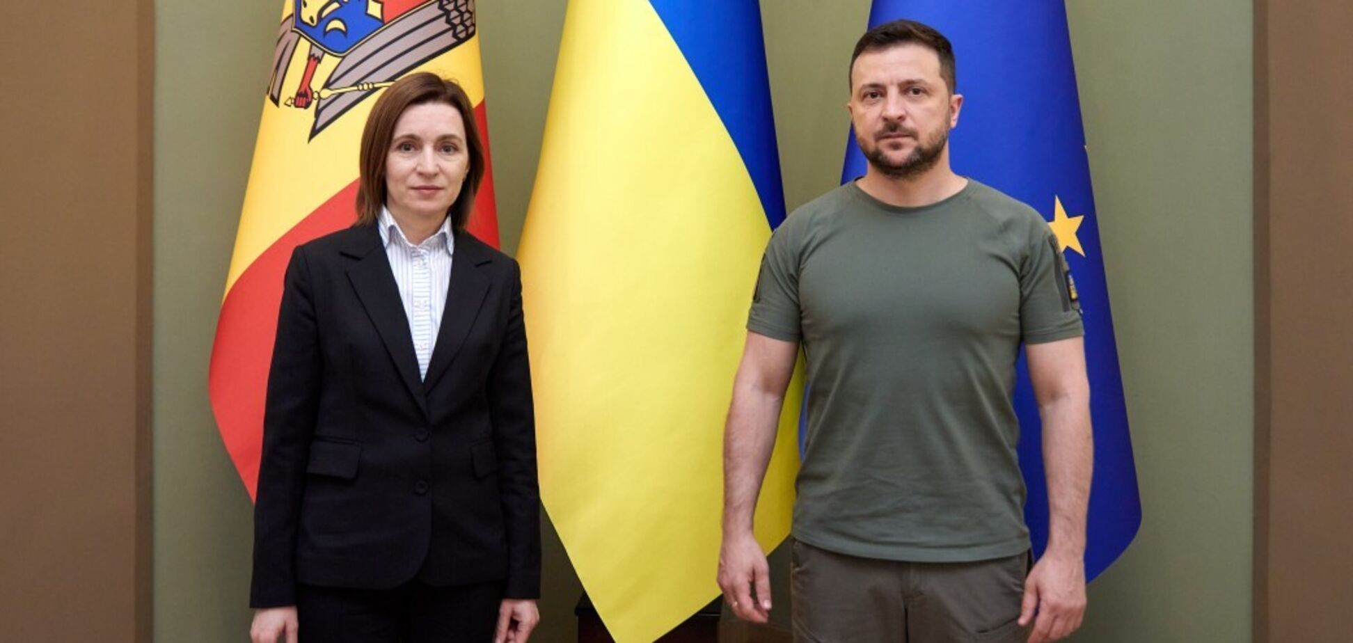 Зеленский на брифинге с Санду оценил угрозу удара с Приднестровья