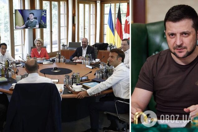 Зеленський – лідерам G7: зараз не час для переговорів із РФ, потрібно посилювати тиск на агресора