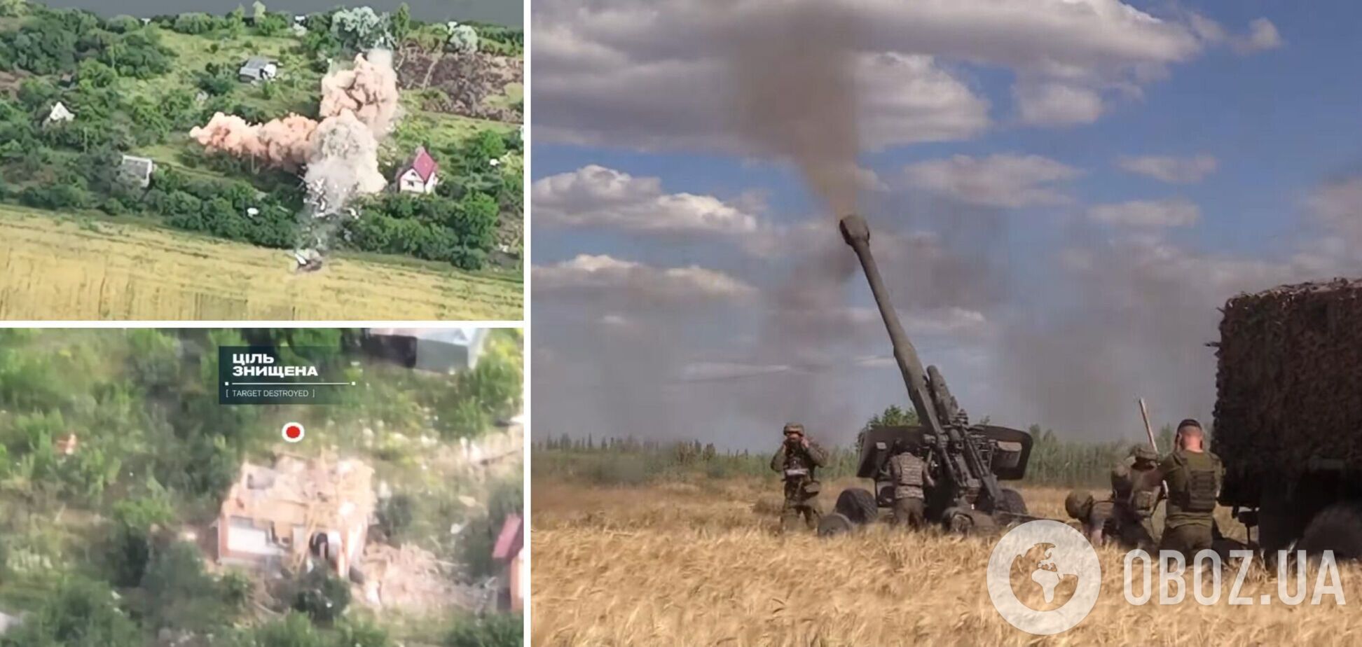 Украинские военные одним точным ударом уничтожили штаб оккупантов на Харьковщине: впечатляющее видео