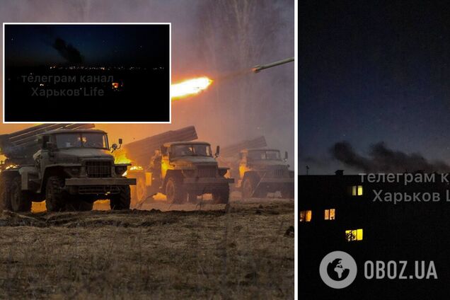 Окупанти влаштували вечірній обстріл Харкова: пролунала серія вибухів, почалася пожежа. Фото