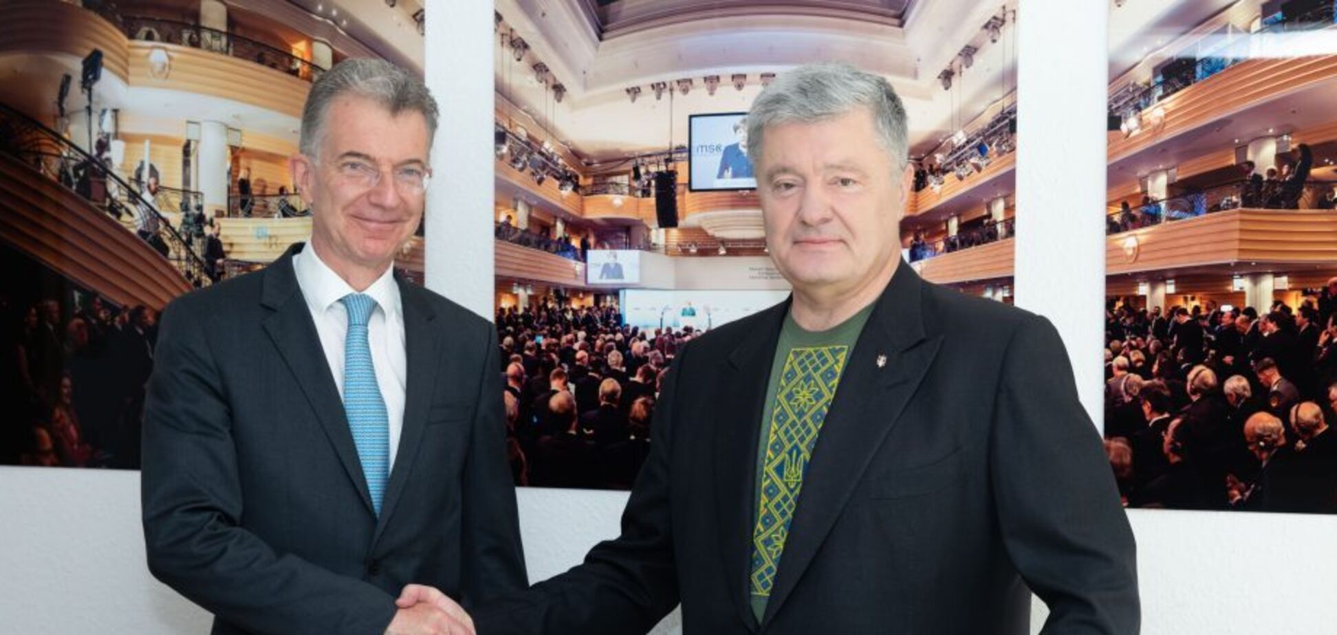 Порошенко на встрече с главой Мюнхенской конференции призвал полностью заблокировать экспорт РФ