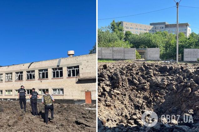 'Денацифицировали' школу: в полиции показали последствия ночного обстрела Харькова