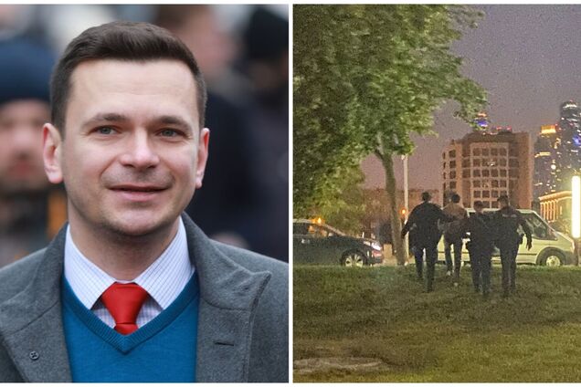 В России задержали оппозиционера Илью Яшина, которого ранее обвиняли в 'дискредитации' армии. Фото