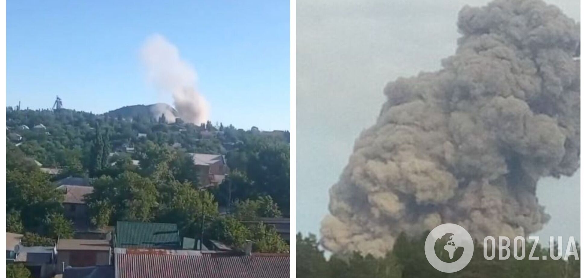 У Перевальську після 'хлопка' спалахнув склад із боєприпасами РФ: окупанти скаржаться на удар із HIMARS