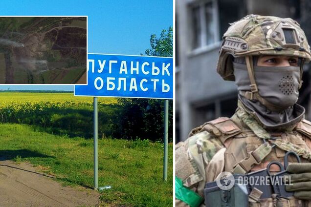 На окупованій Луганщині знищено військову базу військ РФ, яку почали будувати місяць тому. Фото