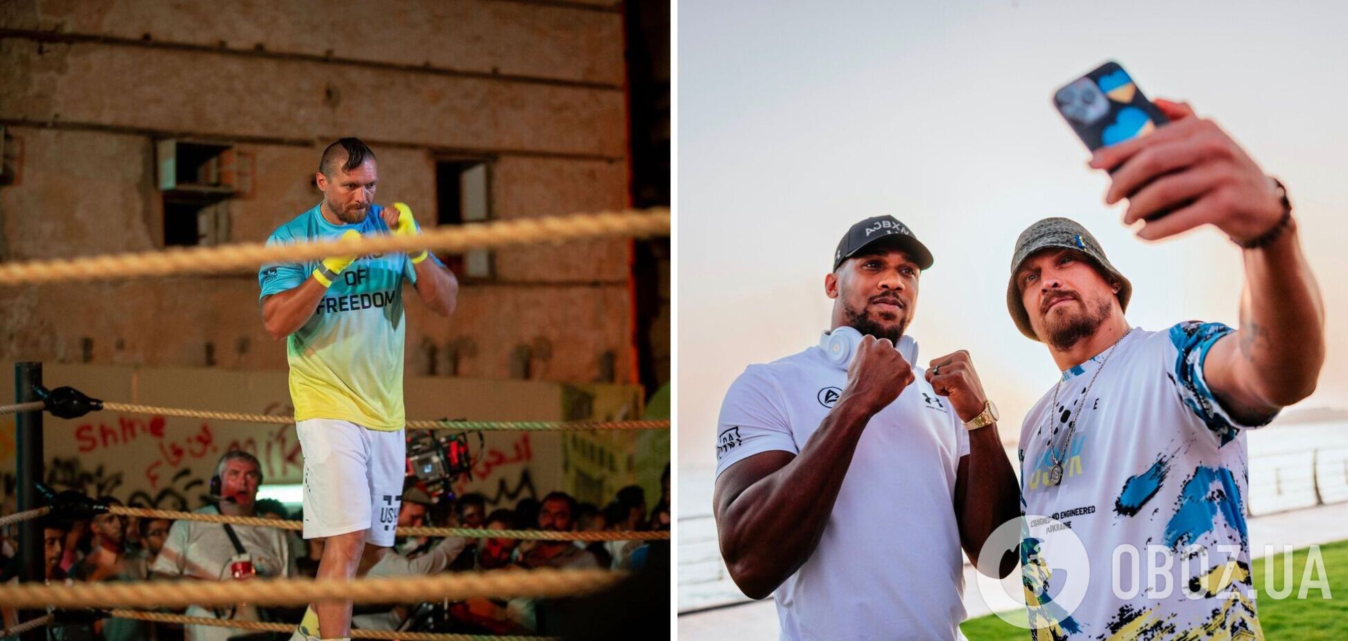 'Сидить у твоїй голові, правда?' Джошуа звернувся до Усика через війну в Україні. Відео