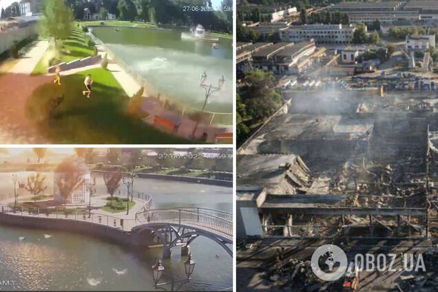 Взрыв был страшной силы: появилось новое видео удара по Кременчугу, снятое за 500 метров от ТЦ