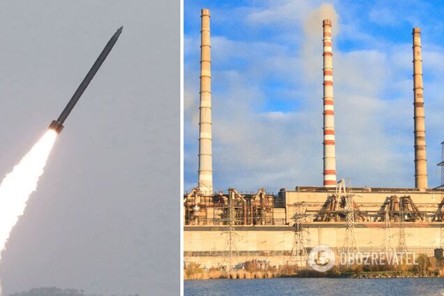 Россия обстреляла украинскую ТЭС