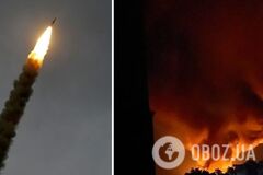 Харків зазнав нового обстрілу з боку РФ, у небо піднявся величезний гриб і почалася пожежа. Фото та відео