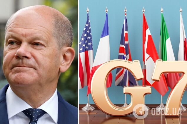 Шольц выступил после окончания саммита G7