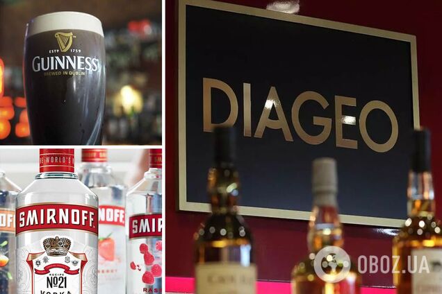 Алкоголю Diageo у Росії офіційно не буде